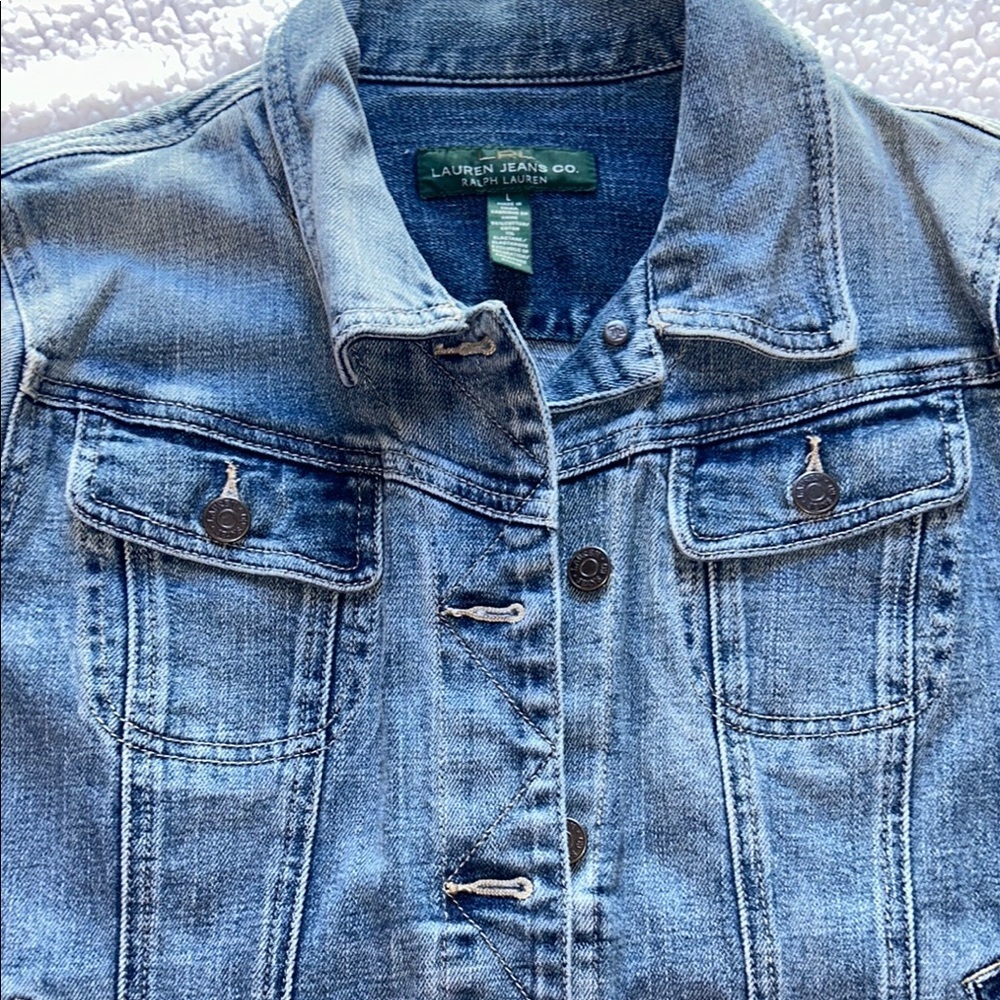 Ralph Lauren Blue Jean Jacket Timeless Denim Design - Picture 3 of 12